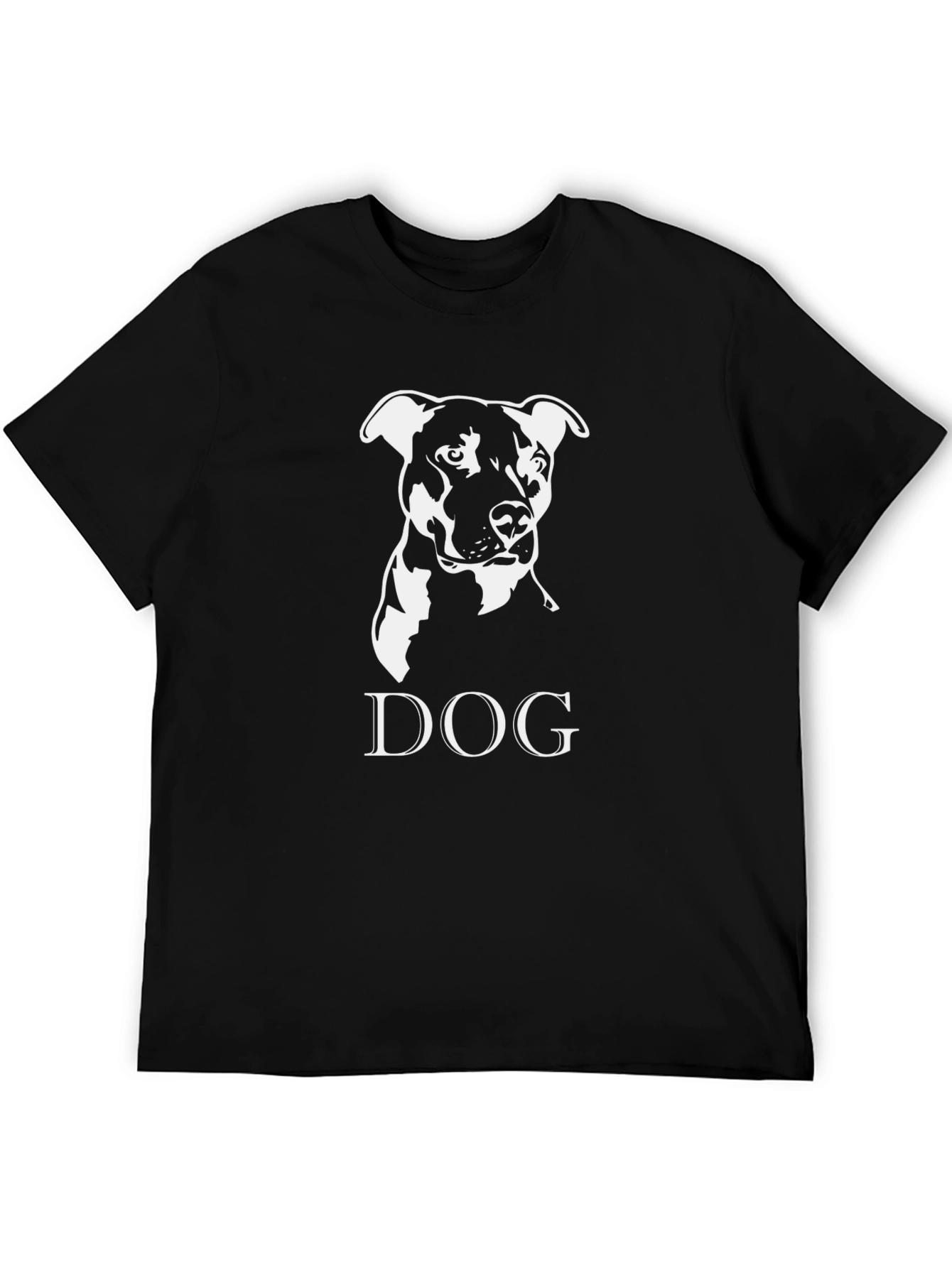 Dog Graphic T-Shirt - Unisex Black Tee