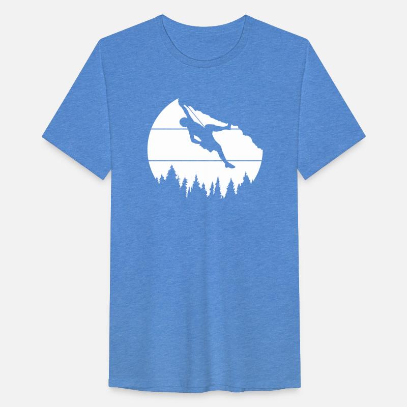 climber forest trees rocks