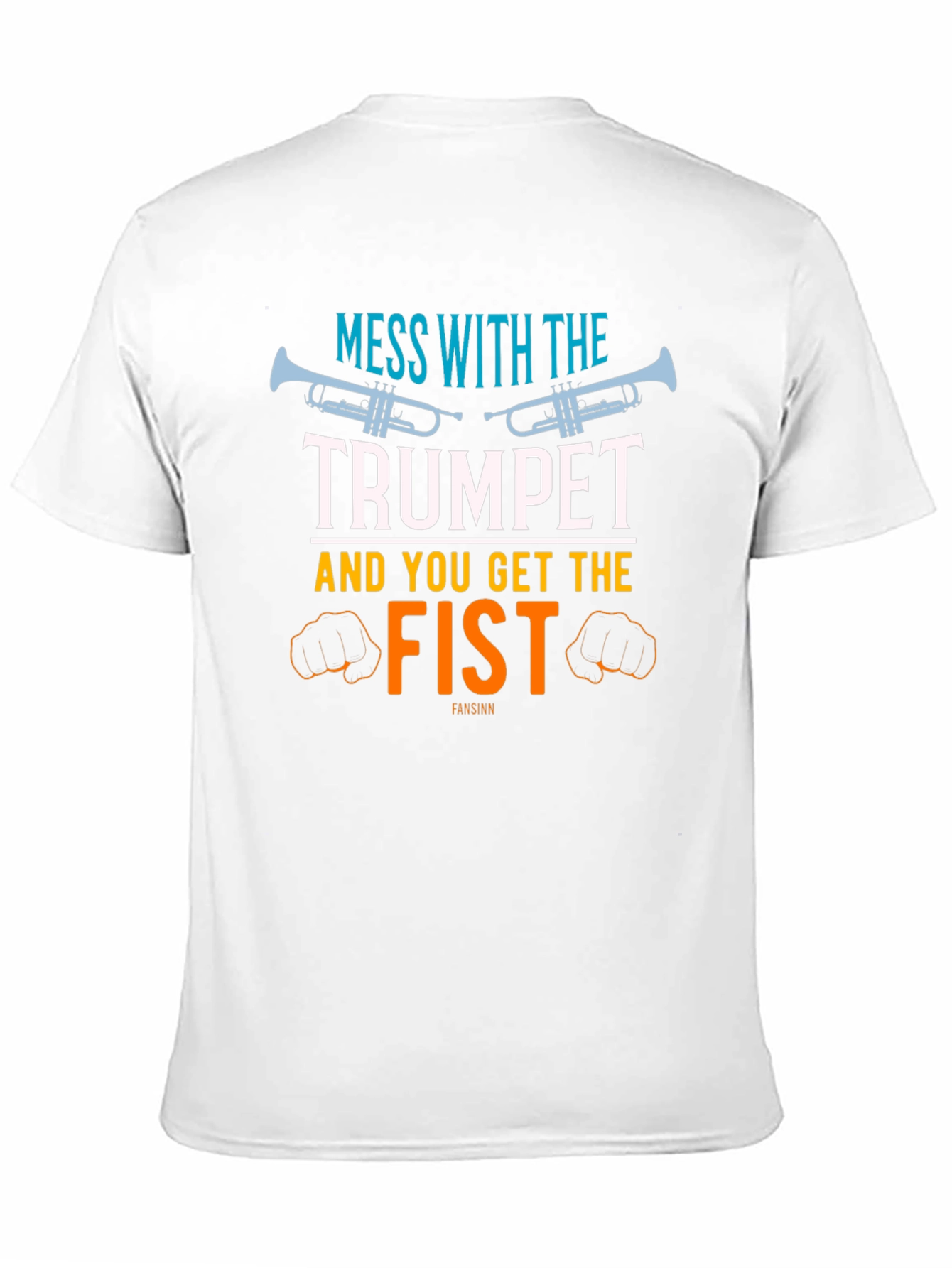 Trumpet and Fist Graphic T-Shirt