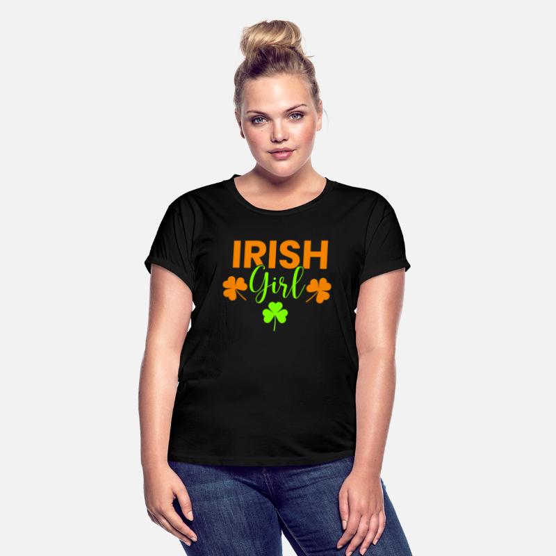 Clover Red Woman Head Girl Irish Four Leaf Cute