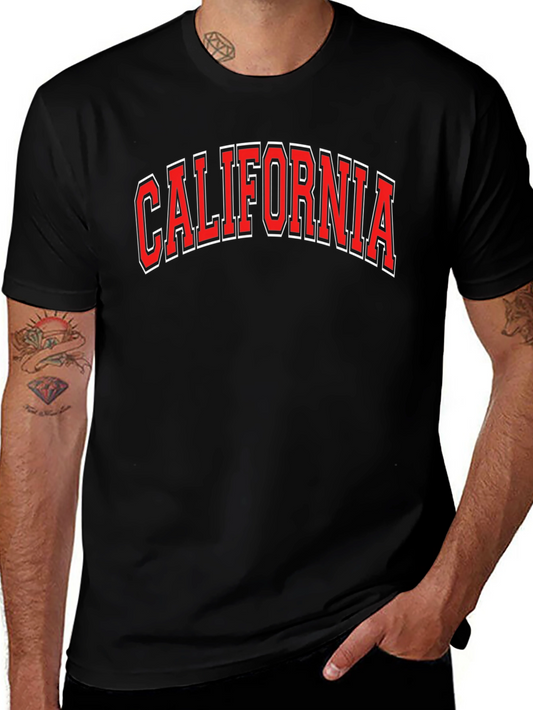 California Graphic Tee - Black Short Sleeve T-Shirt