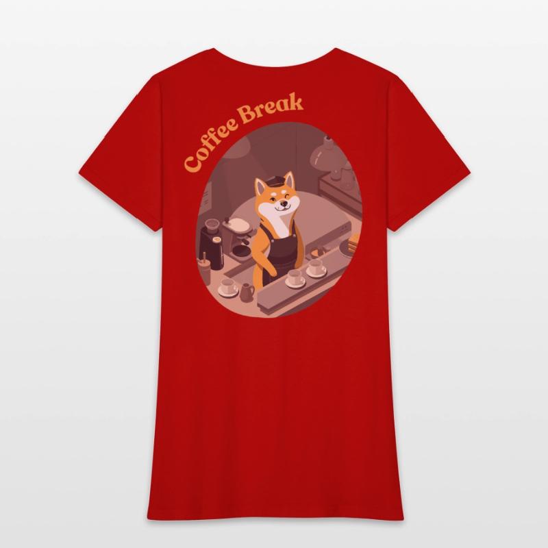 Coffee Shop Shiba Barista