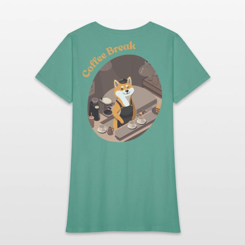 Coffee Shop Shiba Barista