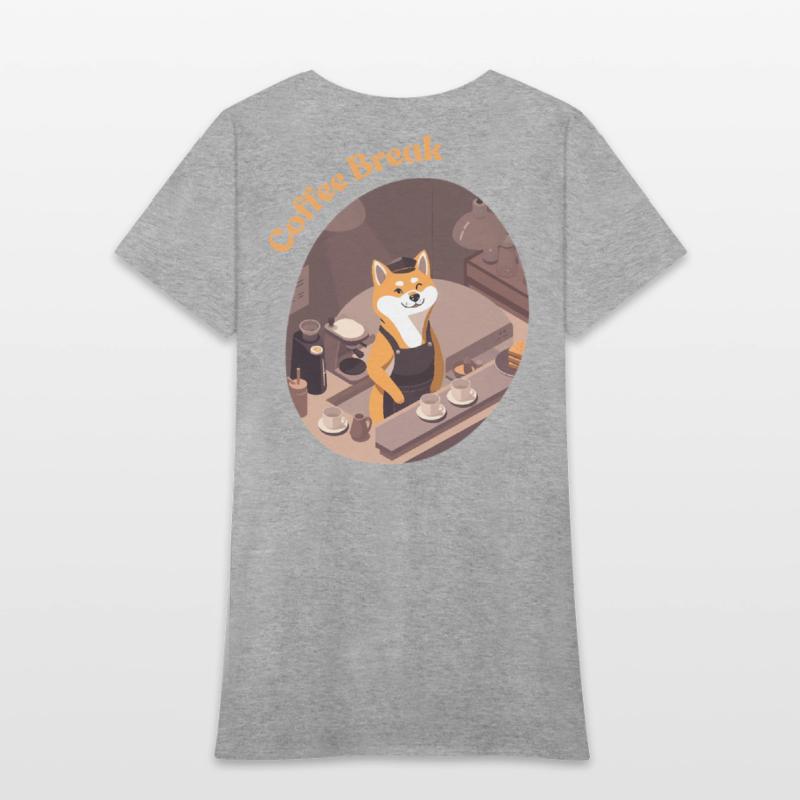 Coffee Shop Shiba Barista