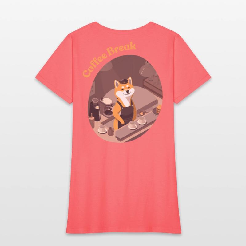 Coffee Shop Shiba Barista