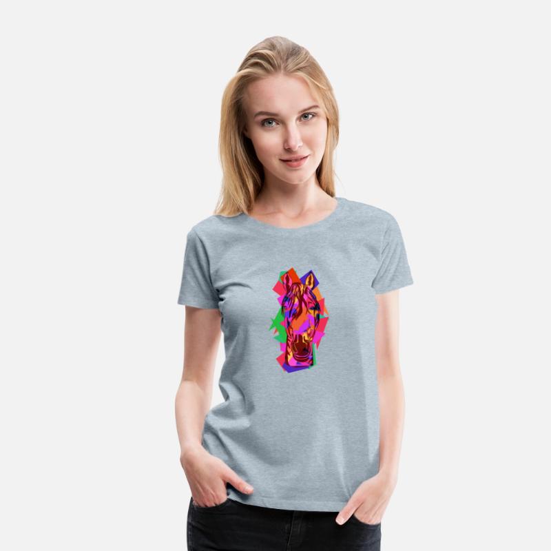 Colorful Horse Wpap Art Geometric Pop Art