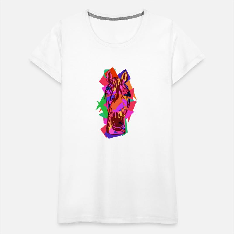 Colorful Horse Wpap Art Geometric Pop Art