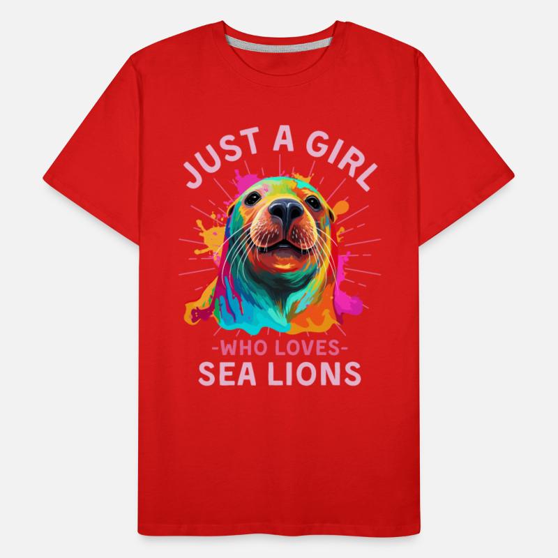 Colorful Sea lion