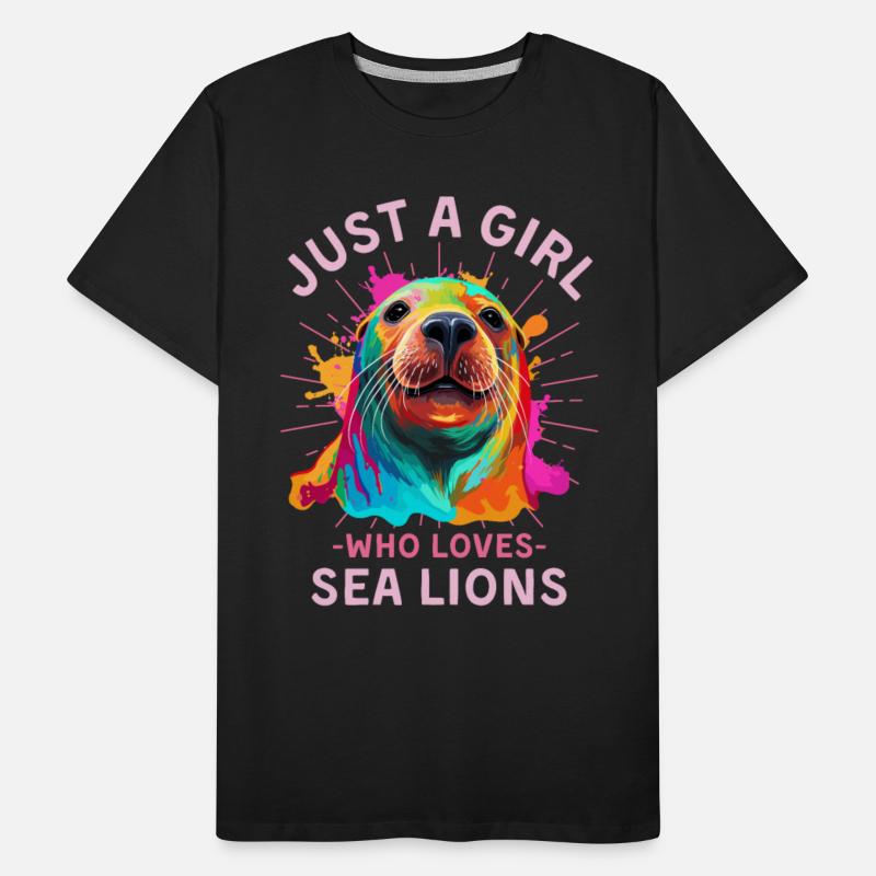 Colorful Sea lion