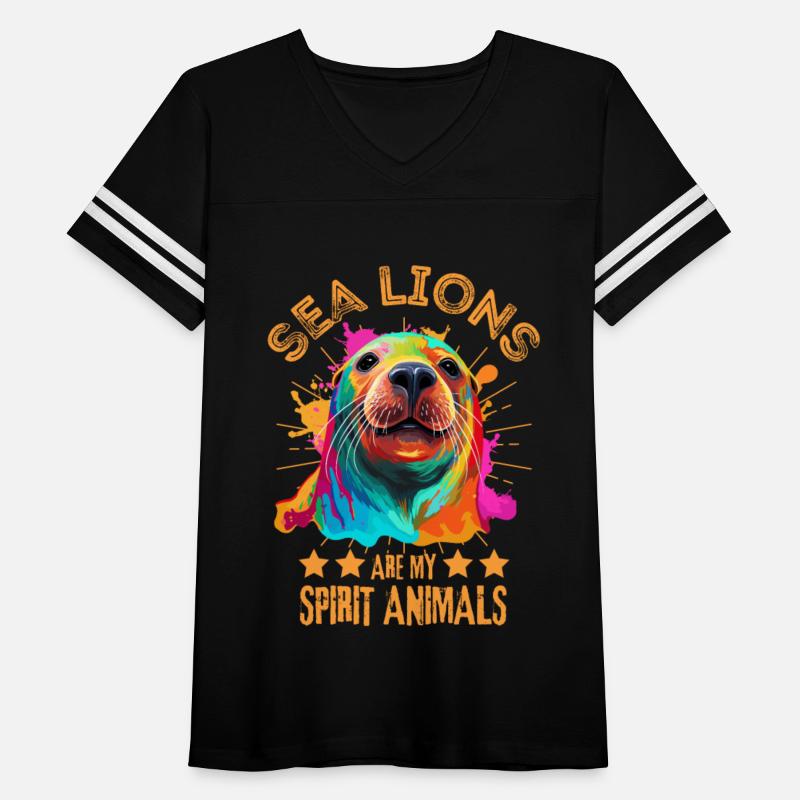 Colorful Sea lion