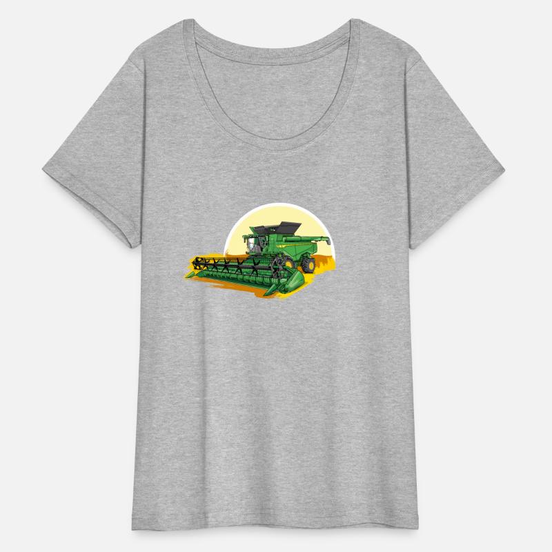 Combine harvester with ear lifter