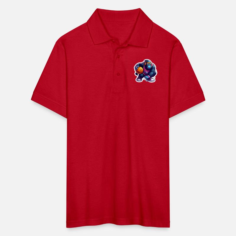 Cool Funky Gorilla Slammin' Basketball