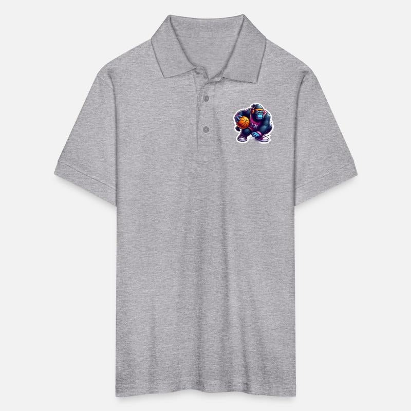 Cool Funky Gorilla Slammin' Basketball