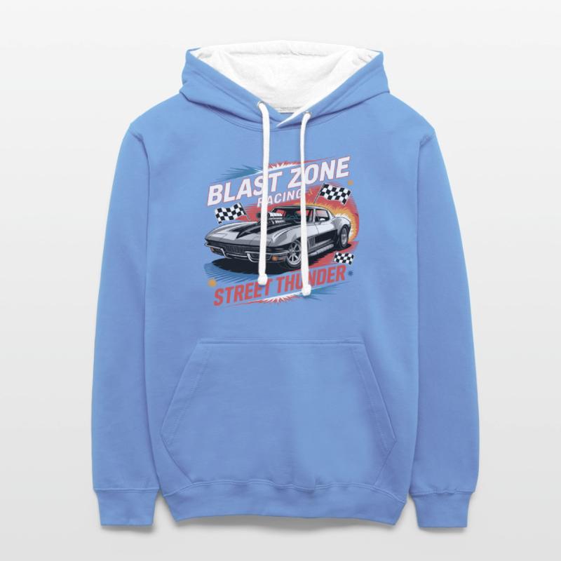 Corvette Drag Racing – Retro Muscle Car VectorTee