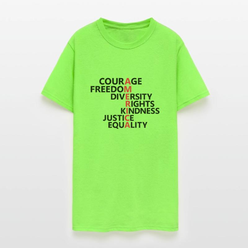 Courage Freedom Diversity Right Kindness Justice