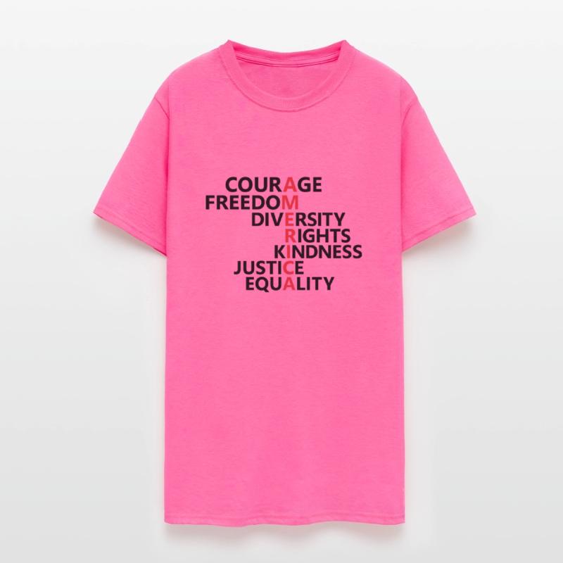 Courage Freedom Diversity Right Kindness Justice