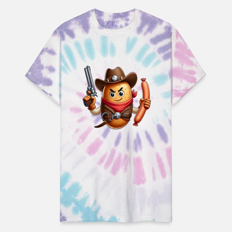 Cowboy potato with sausage gun