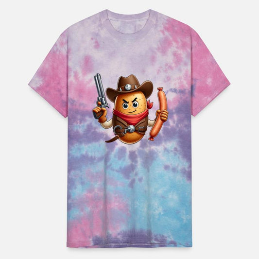 Cowboy potato with sausage gun