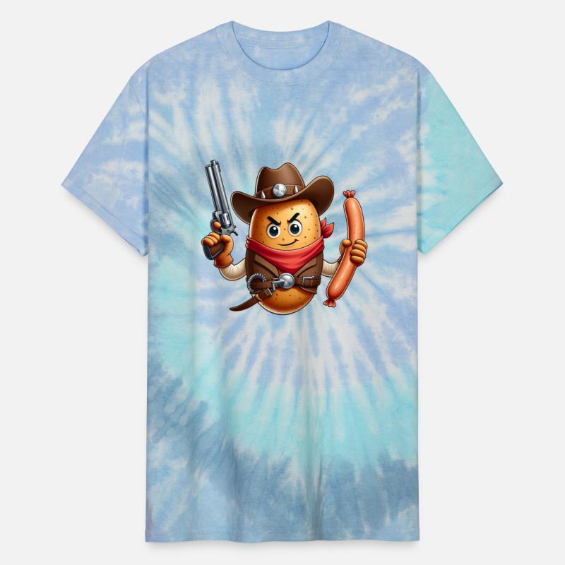 Cowboy potato with sausage gun