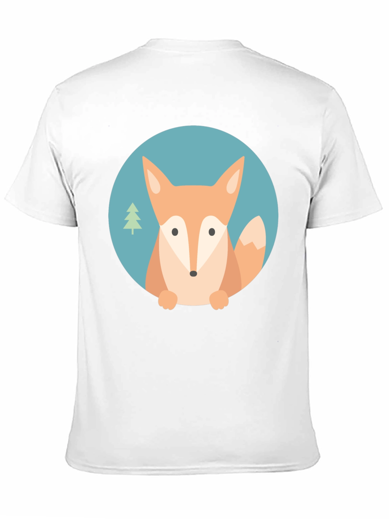 Cute Fox Graphic T-Shirt - Unisex Black Tee