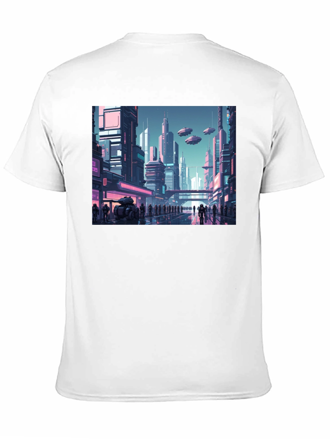 Sci-Fi Cityscape Graphic Tee