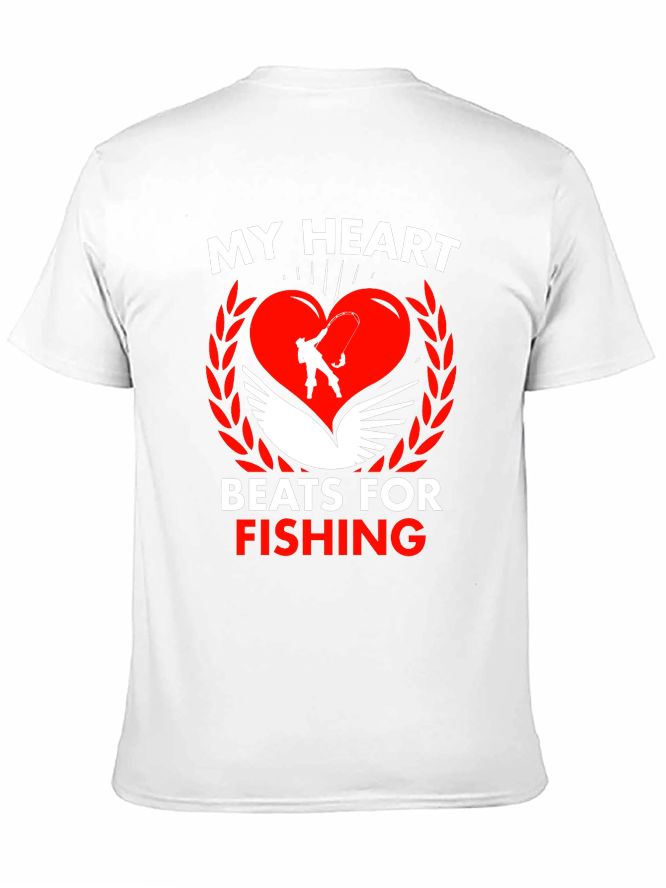 My Heart Beats For Fishing T-Shirt
