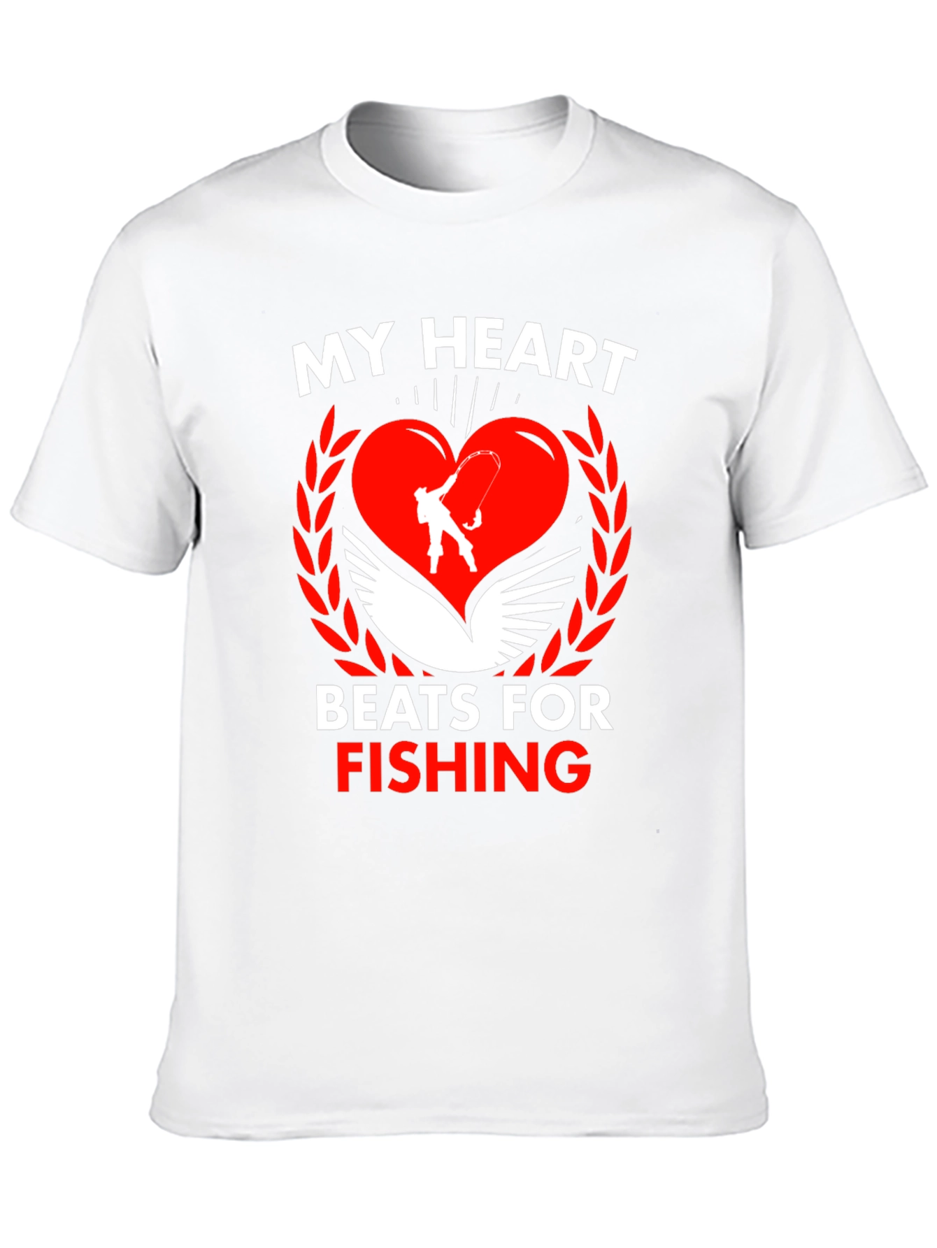 My Heart Beats For Fishing T-Shirt