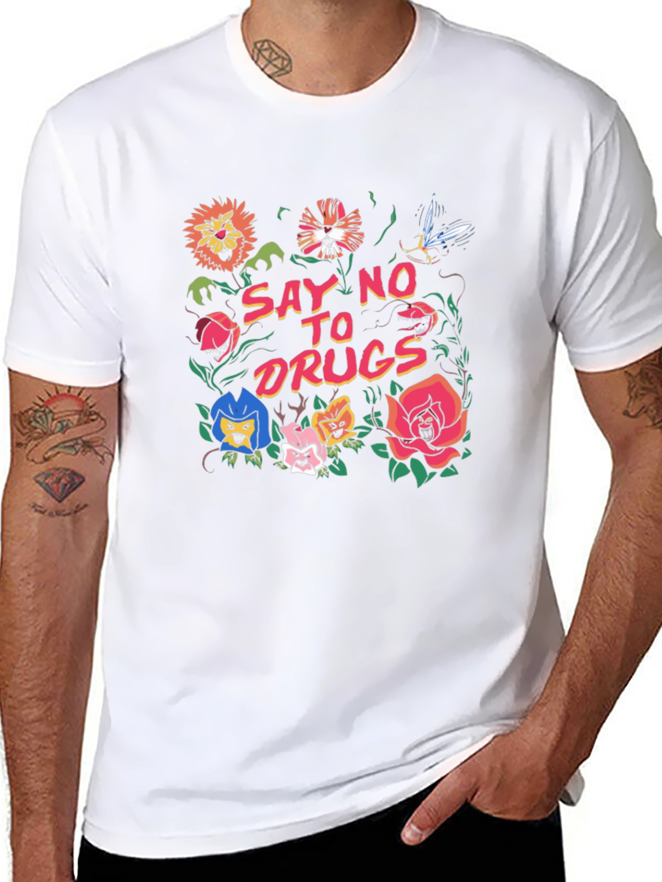 Say No to Drugs Graphic T-Shirt