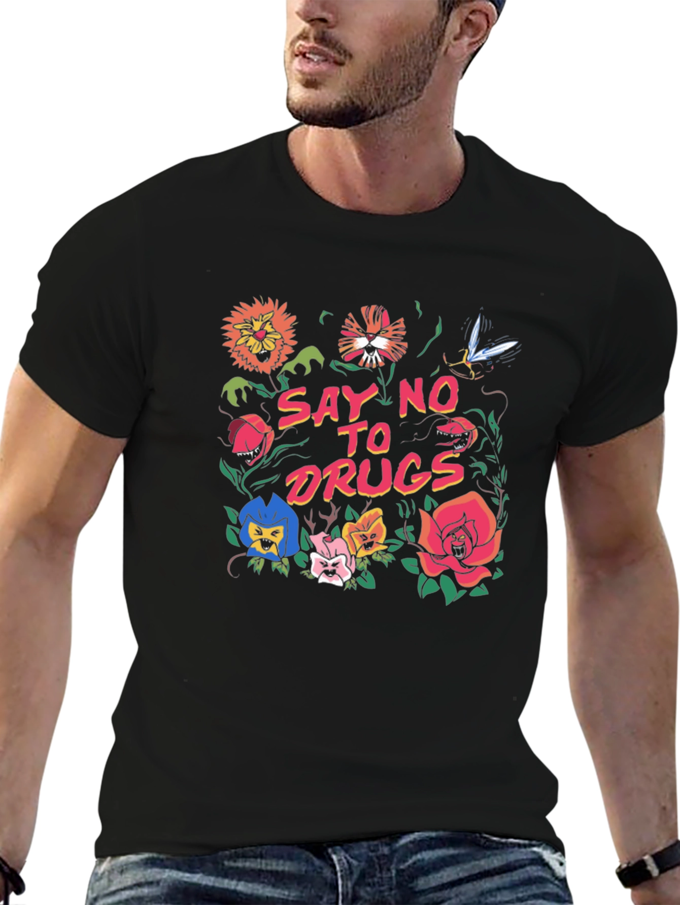 Say No to Drugs Graphic T-Shirt