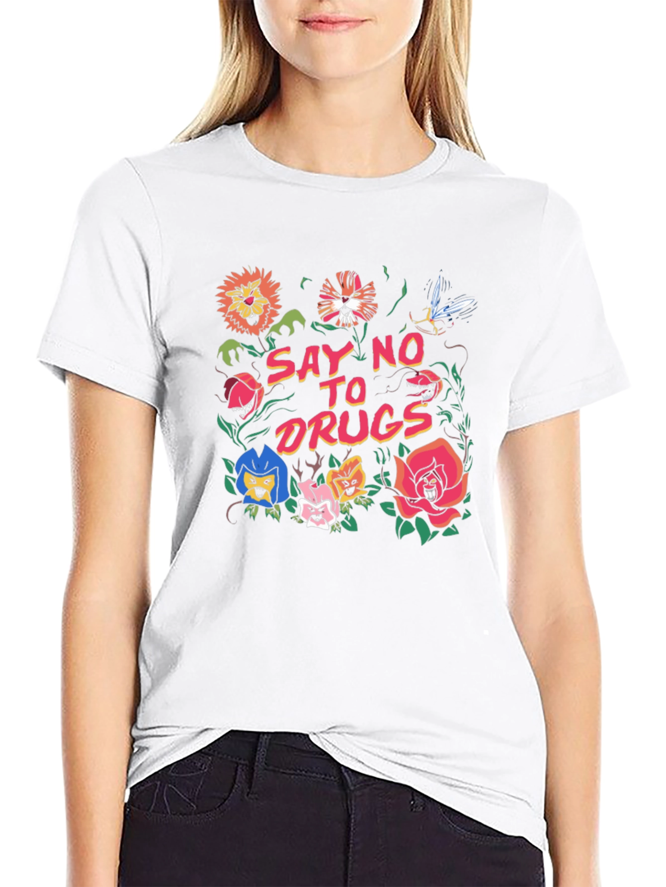 Say No to Drugs Graphic T-Shirt