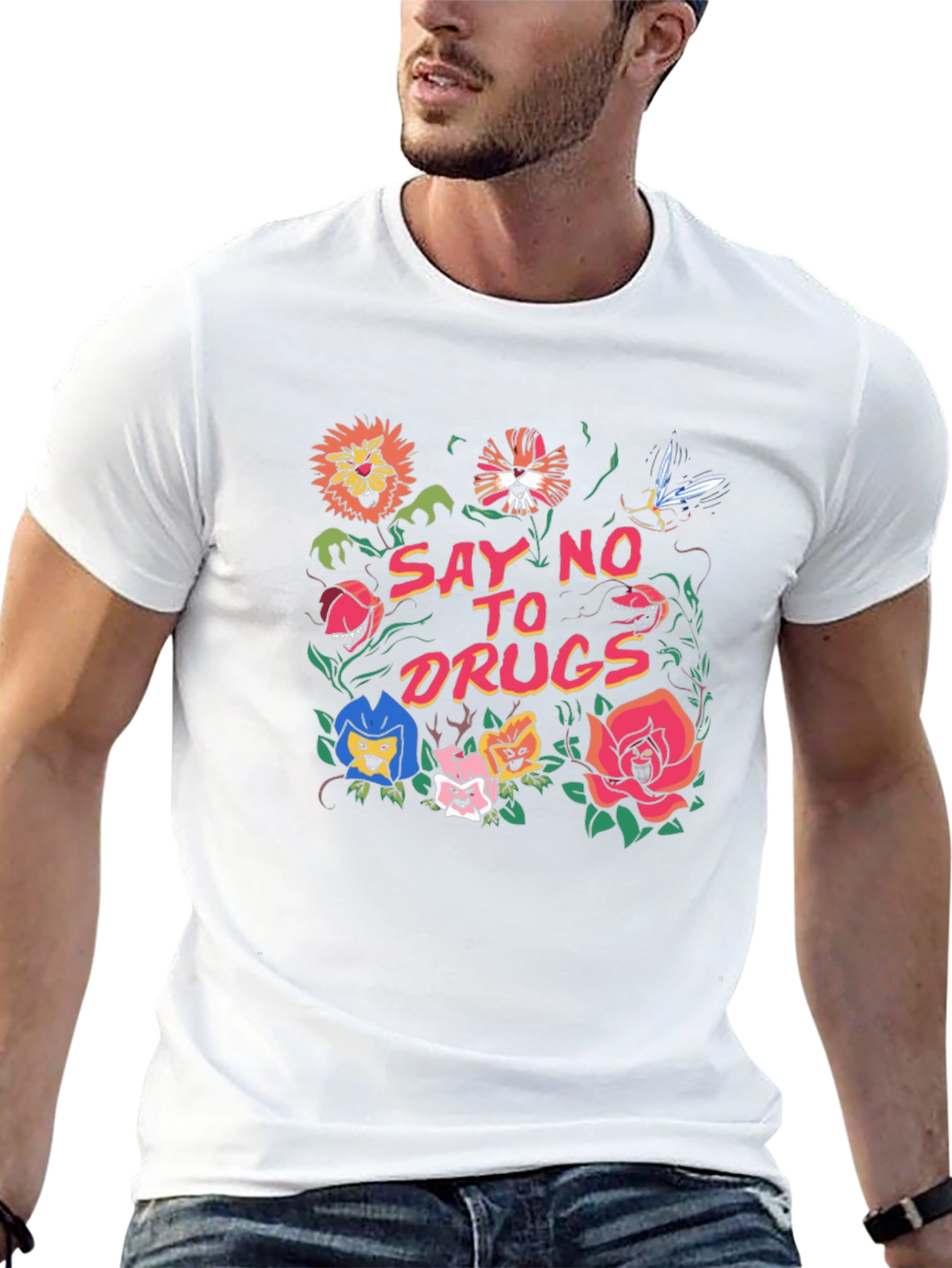 Say No to Drugs Graphic T-Shirt