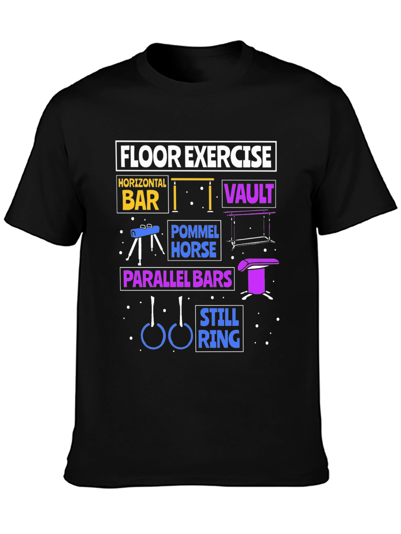Gymnastics Equipment T-Shirt