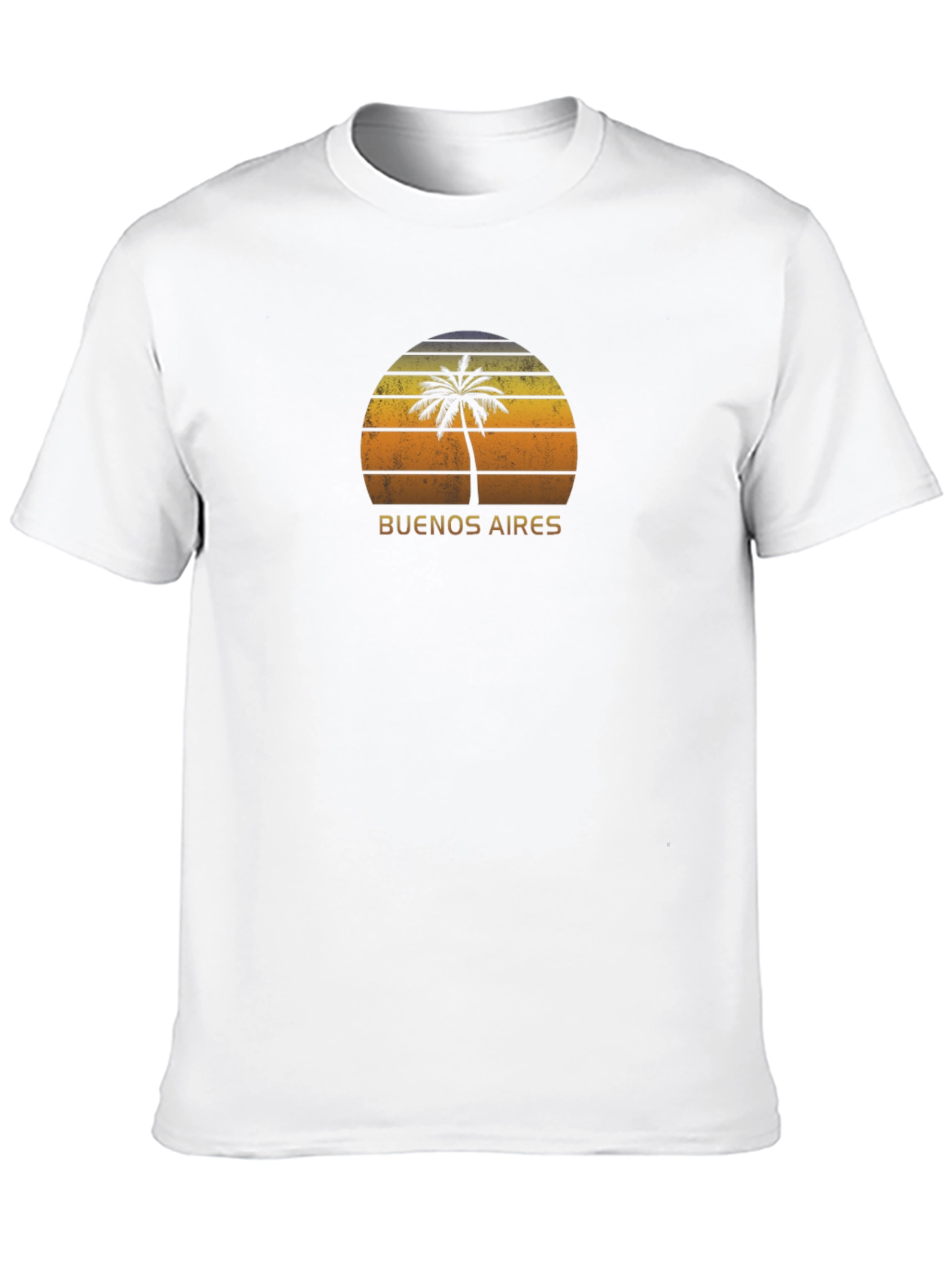 Buenos Aires Palm Tree Sunset Graphic Tee