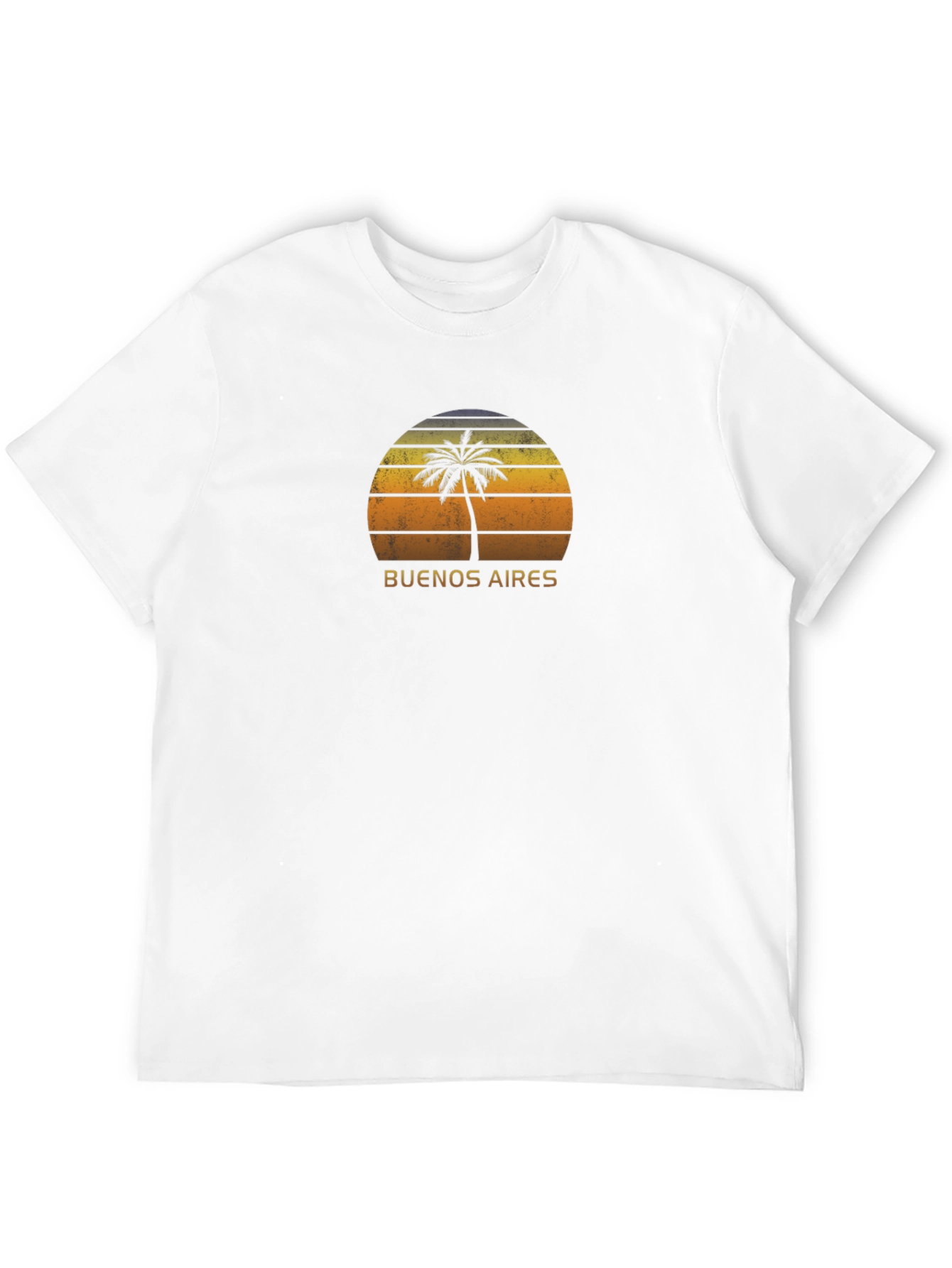 Buenos Aires Palm Tree Sunset Graphic Tee