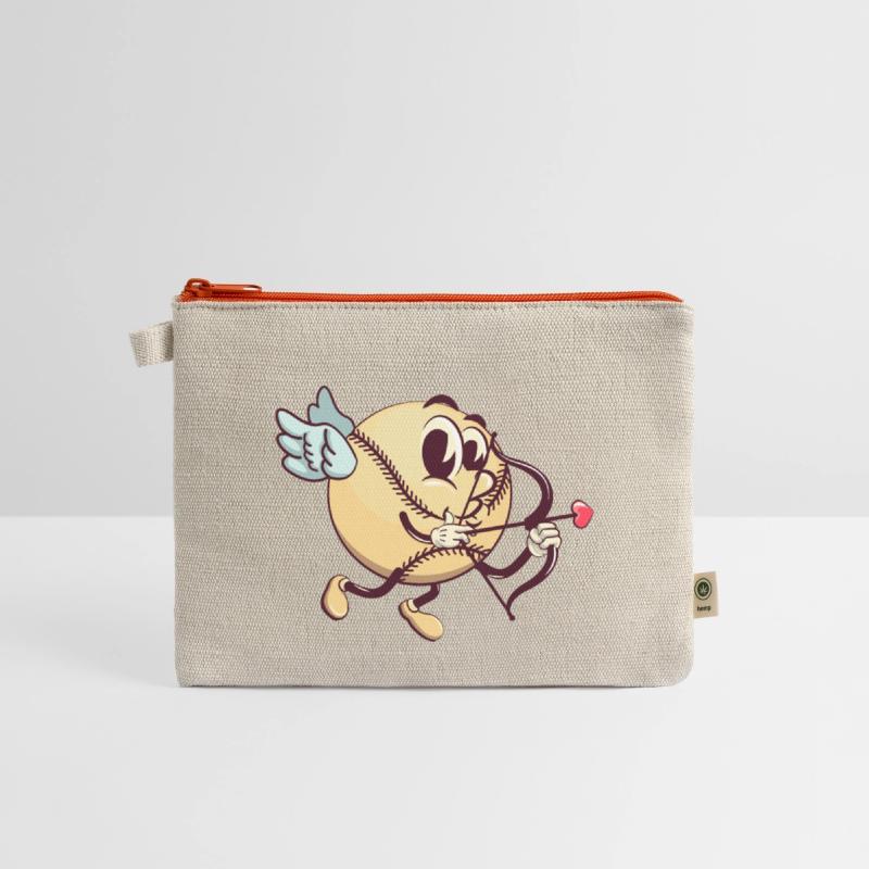 cupid baseball cartoon with arrow of love