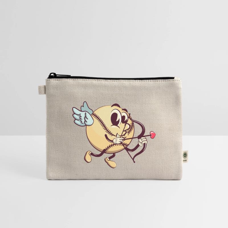 cupid baseball cartoon with arrow of love