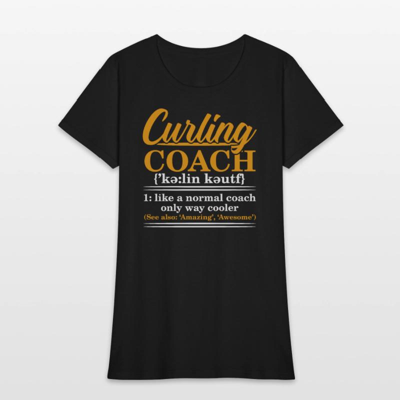 Curling Coach Curler Sport Lover Curling Stone