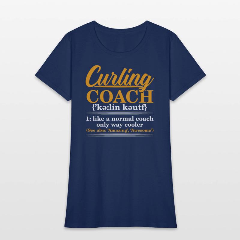 Curling Coach Curler Sport Lover Curling Stone