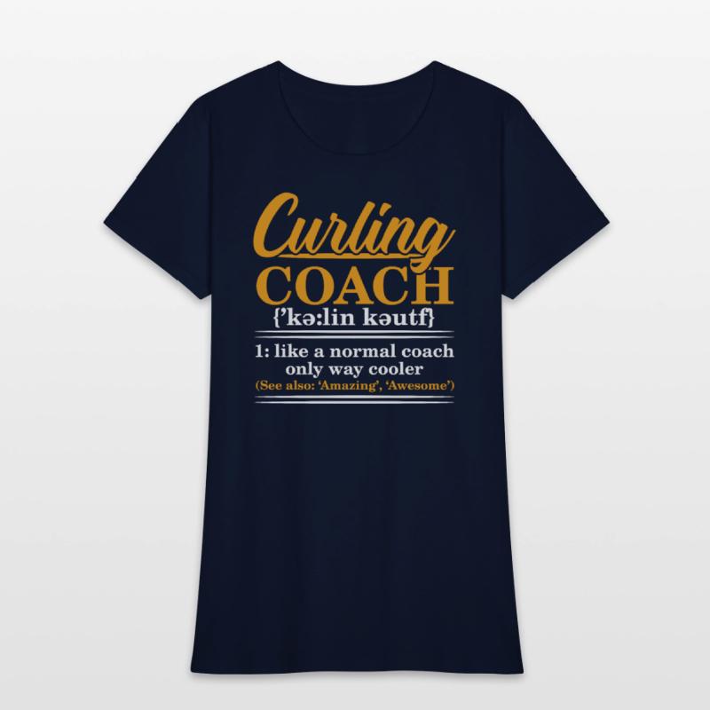 Curling Coach Curler Sport Lover Curling Stone