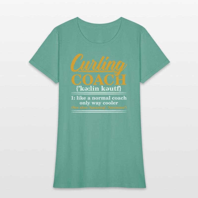 Curling Coach Curler Sport Lover Curling Stone