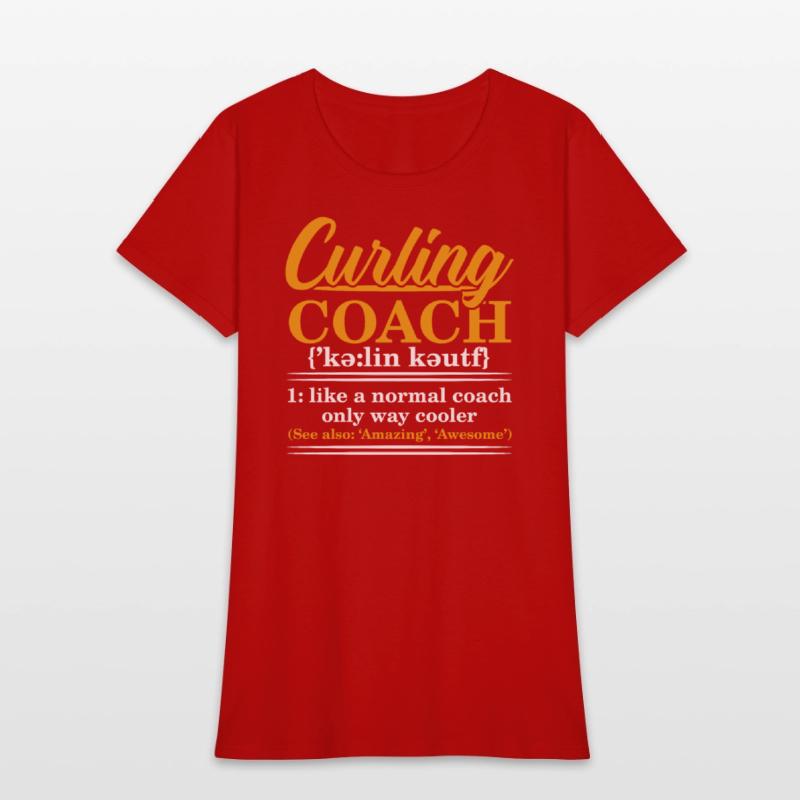 Curling Coach Curler Sport Lover Curling Stone