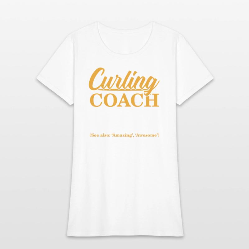 Curling Coach Curler Sport Lover Curling Stone