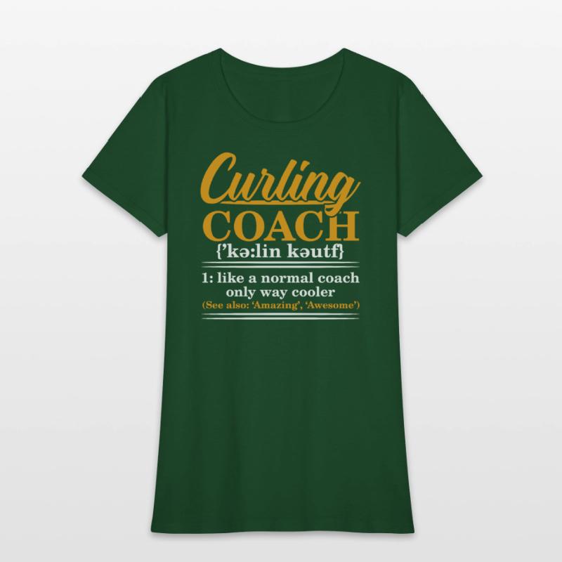 Curling Coach Curler Sport Lover Curling Stone