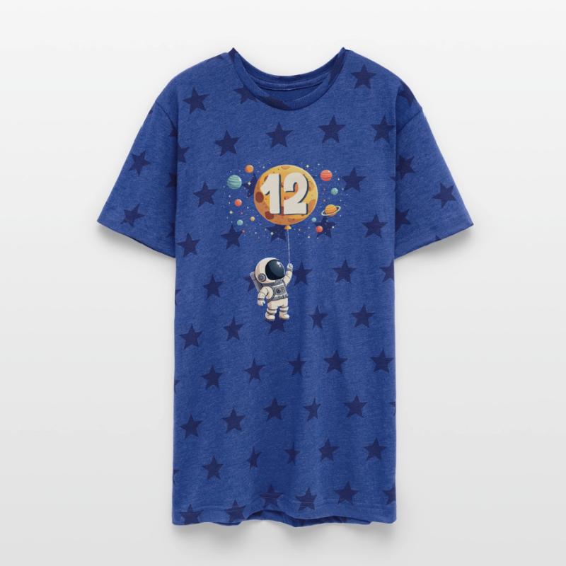 Cute Astronaut 12th Birthday Space Theme