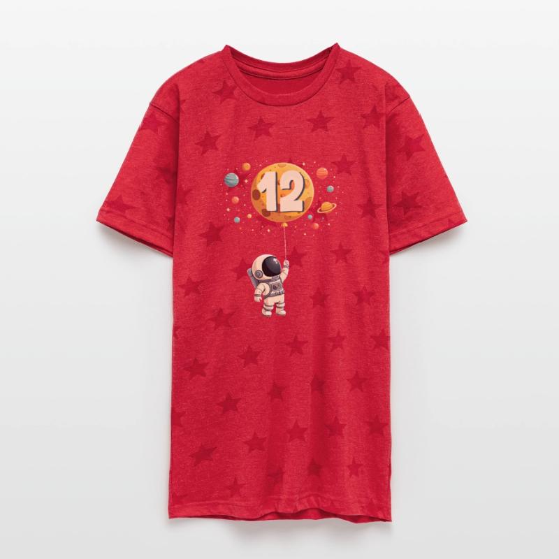 Cute Astronaut 12th Birthday Space Theme