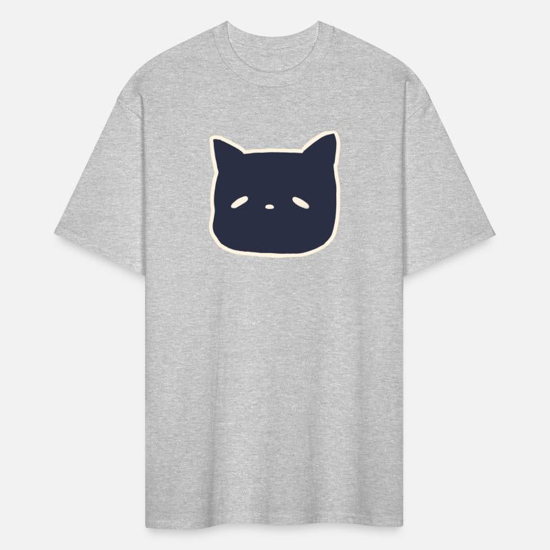 cute black sleepy kitty