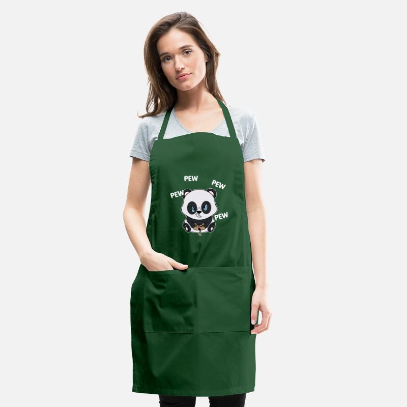 Cute Gamer Panda Console Player Gaming