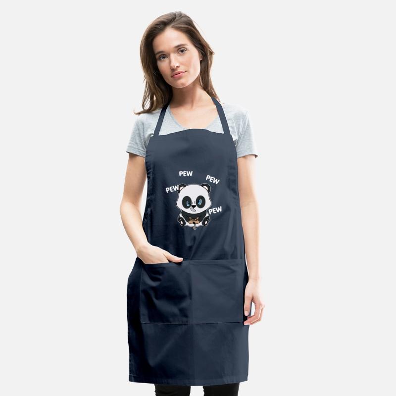 Cute Gamer Panda Console Player Gaming