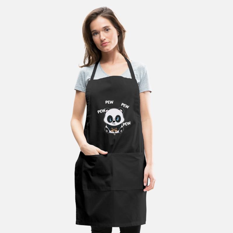 Cute Gamer Panda Console Player Gaming