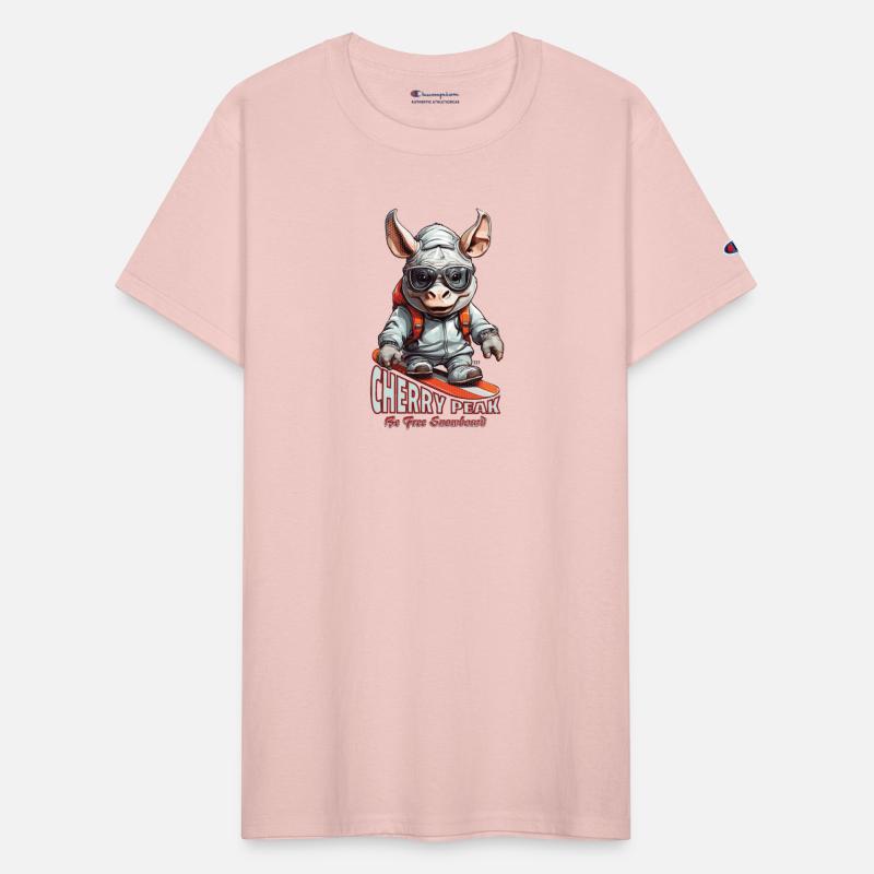 Cute Rhinoceros Cherry Peak Snowboard